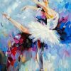 Girl Ballet Dancer paint by numbers