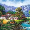 Beautiful Country House - Landscape Paint By Number