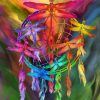 Colorful Dream Catcher Dragonflies - Animals Paint By Numbers