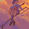 Anime Guitarist Girl paint by number