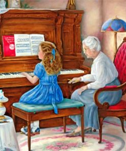 Piano Lesson Paint by numbers