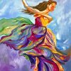 Dancing Woman Art Paint by numbers