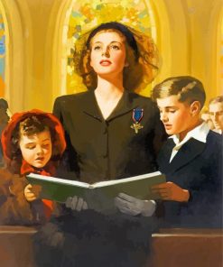 family-at-thhe-church-paint-by-numbersfamily-at-thhe-church-paint-by-numbers