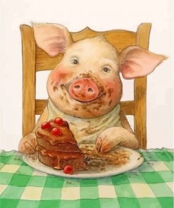 pig-eatinga-cake-paint-by-numbers