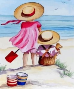 sister-and-brother-on-the-beach-paint-by-numbers