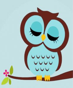 sleepy-owl-paint-by-numbers