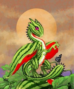 watermelon-dragon-paint-by-numbers