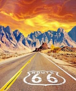 Aesthetic Route 66 Paint by numbers