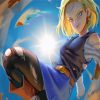 Android 18 Dragon Ball Z Art Paint by numbers