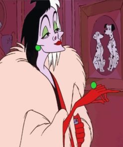 Disney Cruella De Vil Paint by numbers