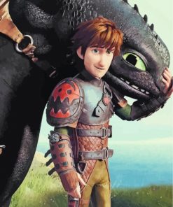 How To Train Your Dragon Paint by numbers