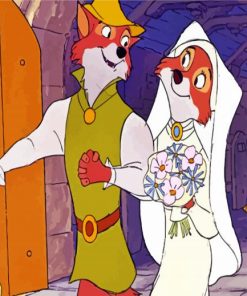 Robin Hood Wedding Paint by numbers