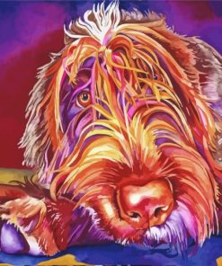 Wirehaired Pointing Griffon Paint by numbers