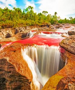 aesthetic-waterfall-in-colombia-paint-by-number