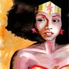 Afro Black Wonder Woman