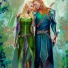 Elf King And Queen Paint by numbers