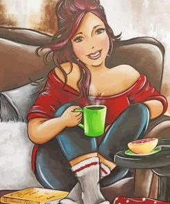 fat-woman-drinking-coffee-paint-by-numbers