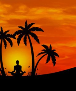 meditation-yoga-silhouette-paint-by-numbersmeditation-yoga-silhouette-paint-by-numbers