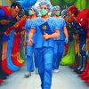 superheroes-bowing-to-nurses-paint-by-numbers