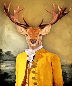 vintage-mr-deer-paint-by-number