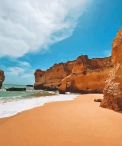 Albufeira Beach Paint By Numbers