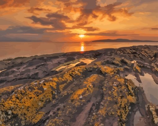 Ayrshire Coast Paint By Numbers