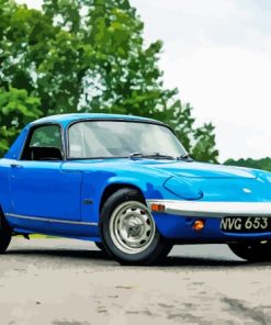 Blue Lotus Elan Paint By Numbers