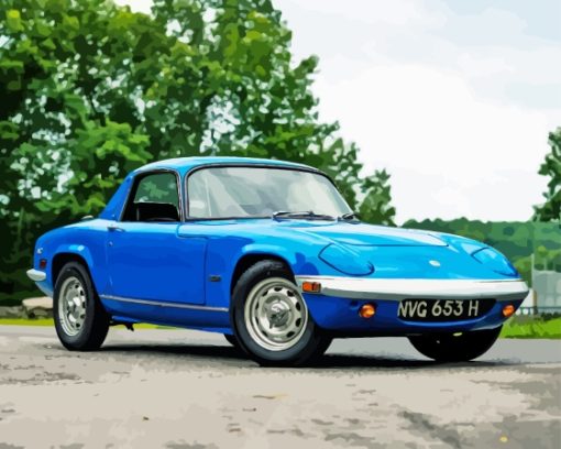 Blue Lotus Elan Paint By Numbers