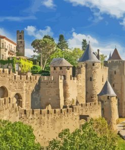 Carcassonne Castle Paint By Numbers