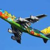 Colorful Airplane Paint By Numbers