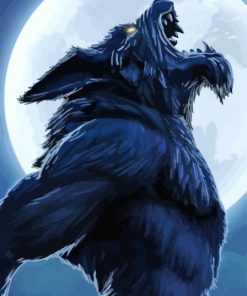 Wolf Monster Paint By Numbers