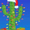 Christmas Cactus Paint By Numbers