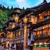 Ginzan Onsen Paint By Numbers