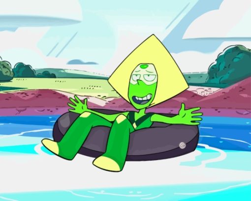 Peridot Swimming Paint By Numbers