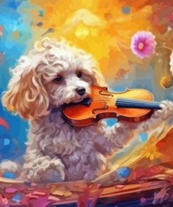 Poodle Dog Paint By Numbers