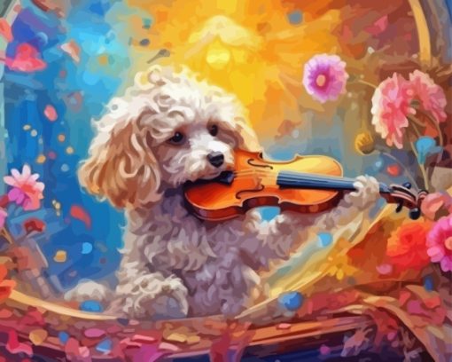 Poodle Dog Paint By Numbers