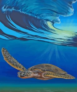 Sea Turtle Paint By Numbers