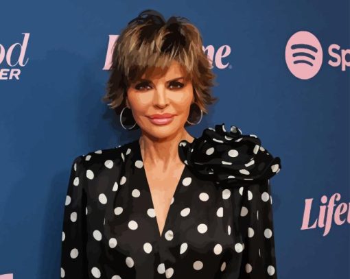 Actress Lisa Rinna Paint By Numbers