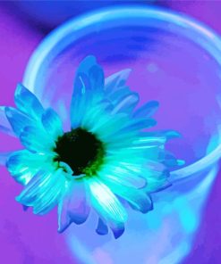 Flower In Glass Paint By Numbers