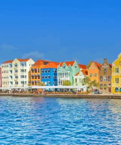 Curacao Buildings Paint By Numbers