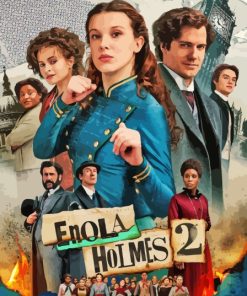 Enola Holmes Movie Paint By Numbers