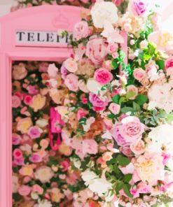 Flower Phone Box Paint By Numbers