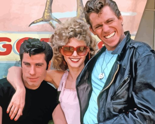 Grease Movie Paint By Numbers