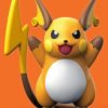 Raichu Anime Character Paint By Numbers