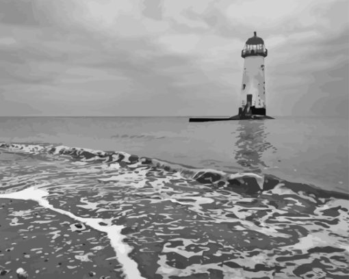 Talacre Lighthouse Wales Paint By Numbers