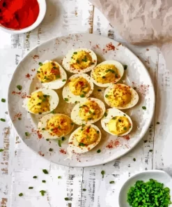 Deviled Eggs Paint By Numbers