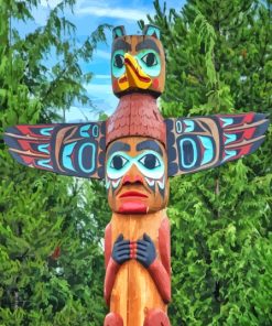 Totem pole Paint By Numbers