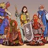 Dnd Party Characters Paint By Numbers