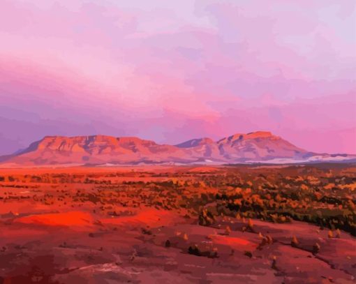 Flinders Ranges Paint By Numbers