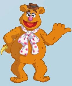 Fozzie Character Paint By Numbers